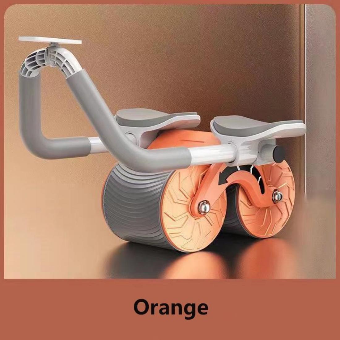 

Новое автоматическое колесо для здоровья живота, колесо с отскоком, бытовое бесшумное оборудование для фитнеса, колесо для мышц живота, уменьшенный шкив для перекачивания брюшного пресса оранжевый