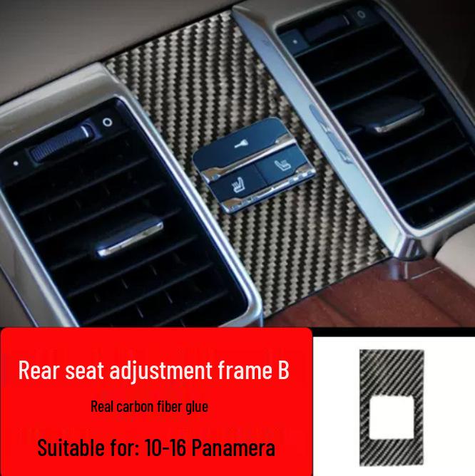 Porsche Panamera Interior Carbon Fiber Kit: Center Console, Steering Wheel, Gearshift & Door Trim