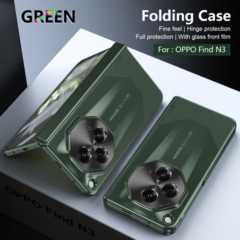 OPPO Find N3 Full Coverage Phone Case With Hinge Protection Lens Guard PC Hard Shell Anti-Scratch Shockproof