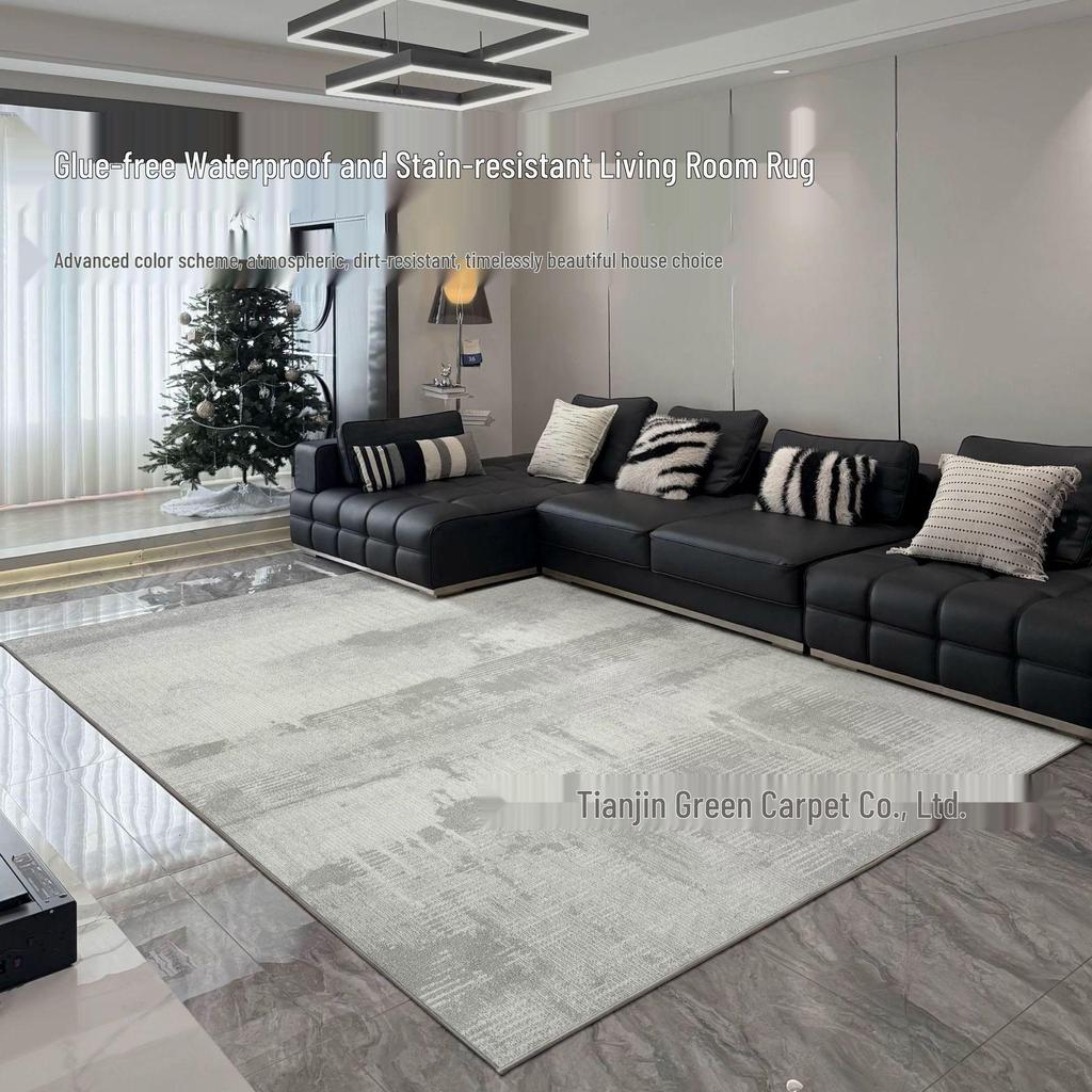 Antibacterial Waterproof Wash-Free Minimalist Luxury Living Room and Bedroom Rug