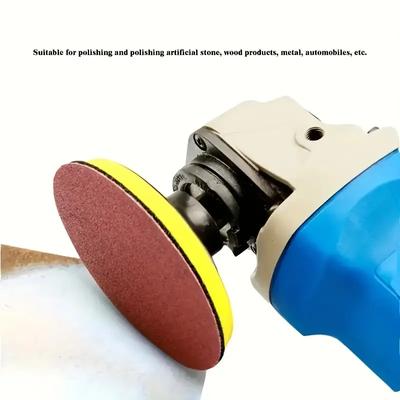 Nylon Bonded Sanding Discs for Electric Polishers: 3", 4", 5", 6", 7" Diameter, Medium Grit, Suitable for Angle Grinders