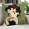 Cartoon Betty Boop Cushion Cover Cushion Cover Set 4Pcs 50X50 45X45 40X40 Pillowcase Decorative Sofa Home Decor