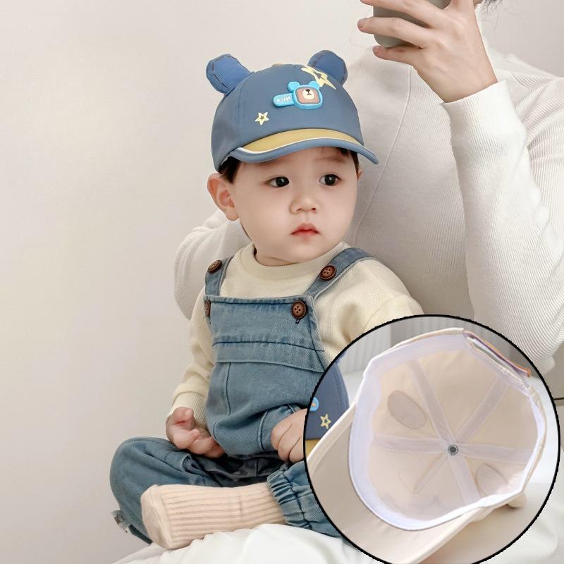 Baby Hat Spring and Autumn Baby Baseball Cap Cute Super Cute Boy Girl Sun Visor Baseball Cap
