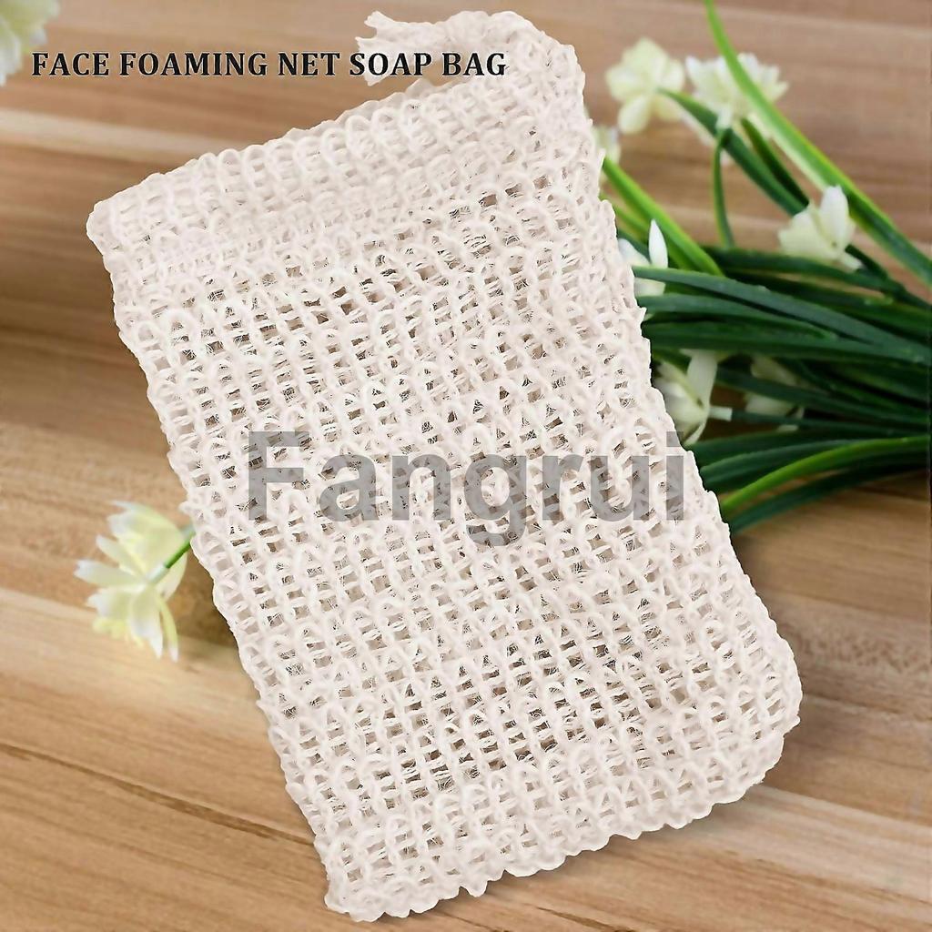 For 10 Pack Natural Sisal Soap Bag Exfoliating Soap Saver Pouch Holder