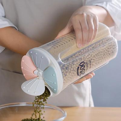 Küche Müsli Sonstiges Getreide Aufbewahrungsbox Lebensmittelbehälter Feuchtigkeitsdicht Versiegelter Behälter Quantitativ Unterteilt Kann Aufbewahrungsgläser