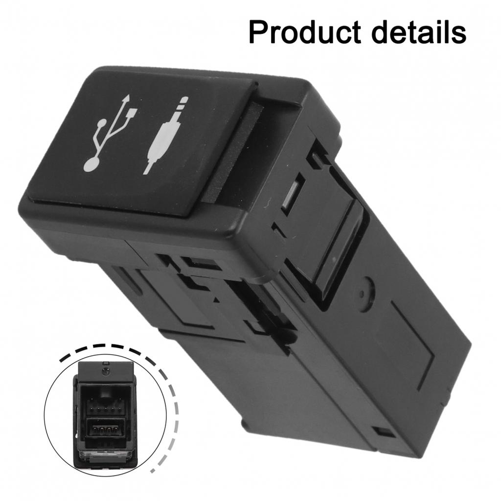 For Toyota Vehicle Compatibility USB and AUX Audio Socket Installer Kit