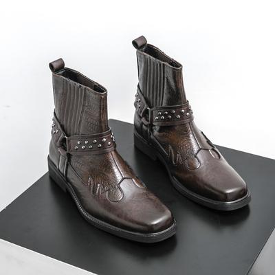 Leather Boots For Man Genuine Leather Big Size Boots High Quality Designer Formal Boots Casual Boots Fashion Business