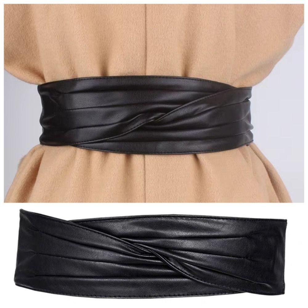 Elastic Women Waistband Elegant Dress Decoration Belts Sweet Wide Waist Belt Party Decoration