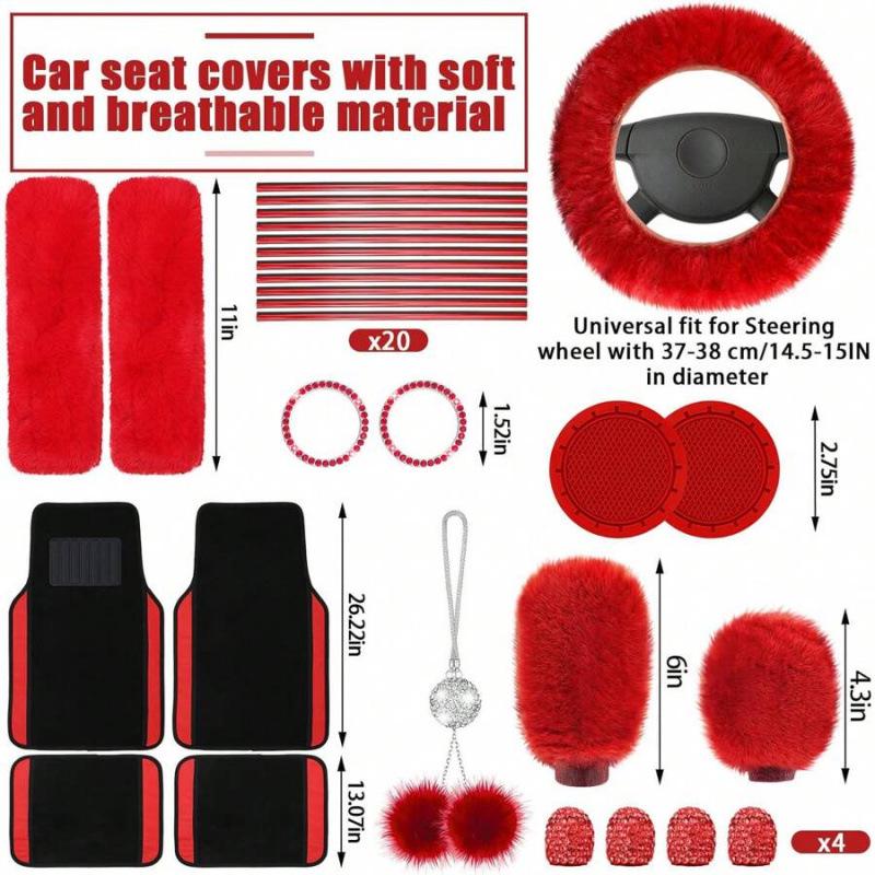 Komplettes Autositzbezug-Set für Vorder- und Rücksitze