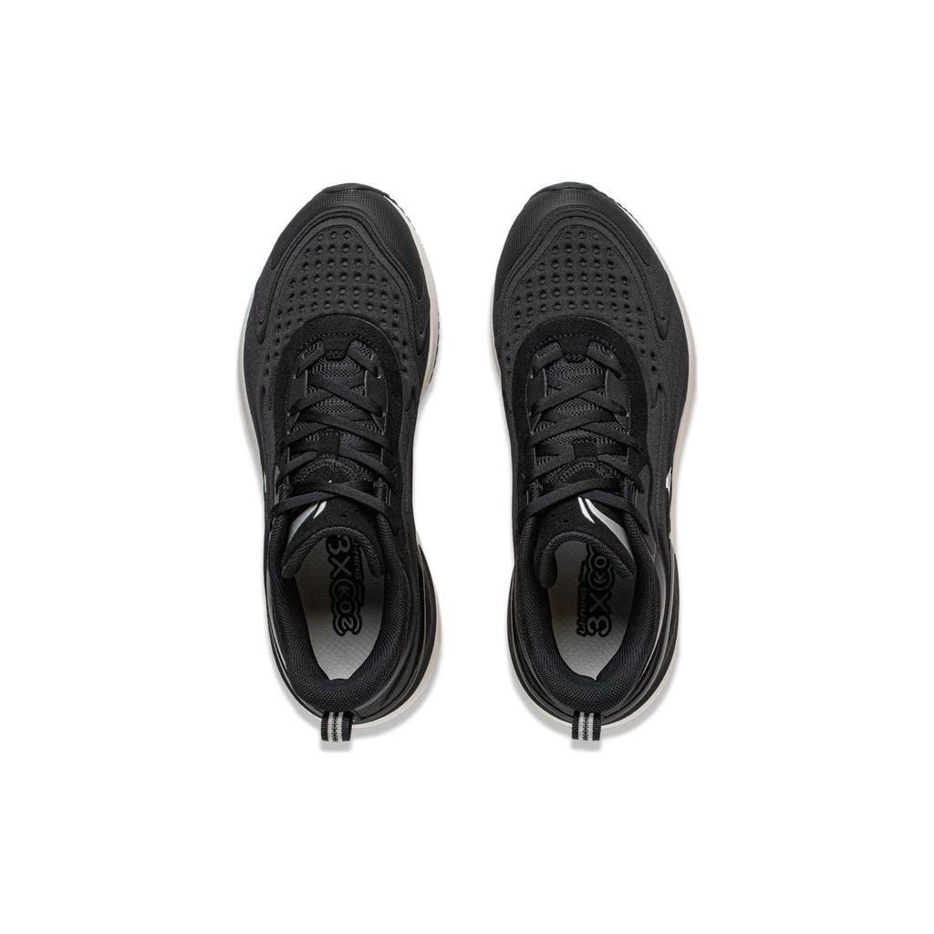 Li Ning Cushioning, Wear Resistant Low Top Running Shoes Women's Black ARST042-1