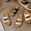 Fashion Women's Slippers 2025 New Summer Fashion Outdoor Beach Sandals Buckle Comfortable Non Slip Female Slippers Sandalias De Mujer