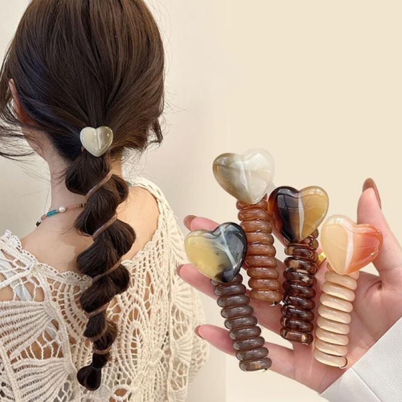 

Heart Marble Romantic Spring Hair Band Khaki