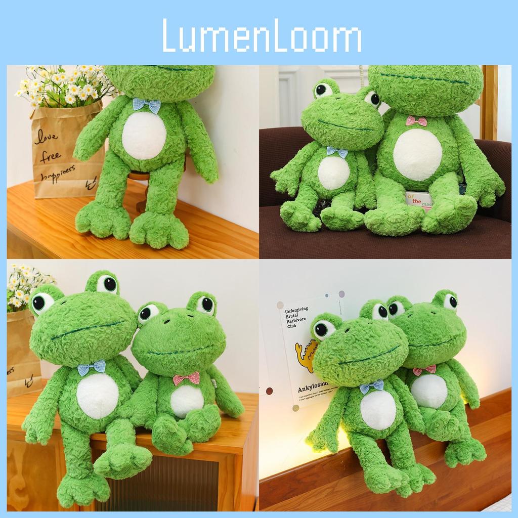 Cute Frog Plush Toy With Short Plush Cover For Kids Gift And Cuddle