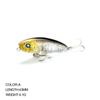 Transparent Useful Crankbaits Minnow Lures Pencil Baits with Steel Ball Winter Fishing Fish Hooks