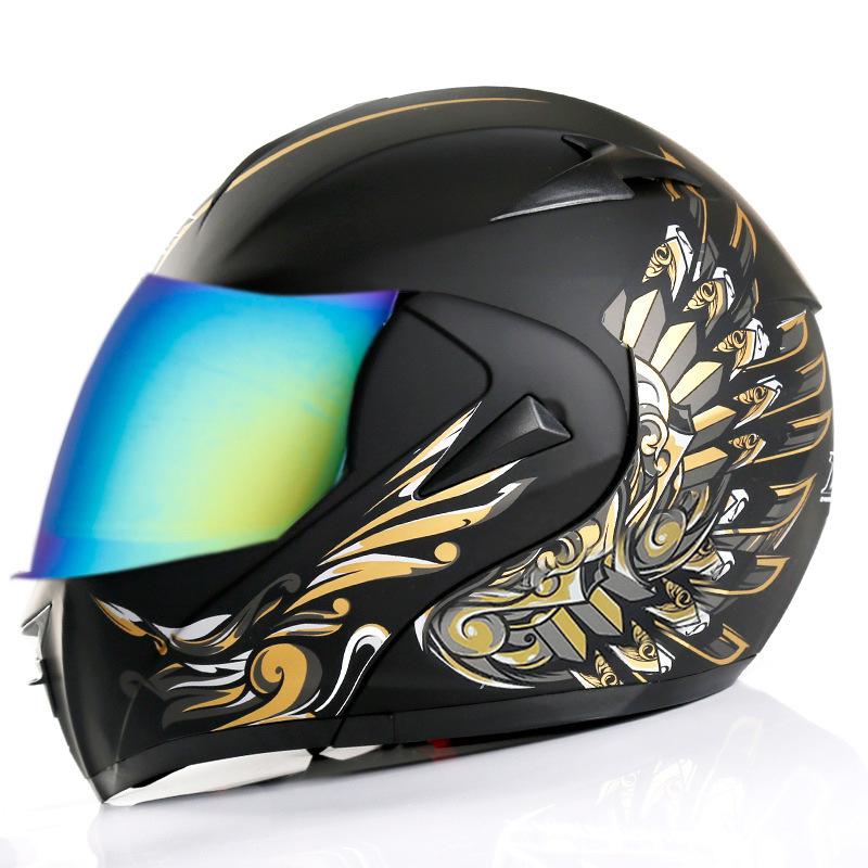 Cross-border Electric Motorcycle Male Helmet Electric Vehicle Helmet Female Face-off Helmet Full Helmet Four Seasons Motorcycle Safety Helmet