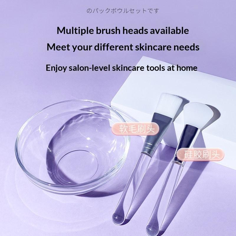 All-In-One 5 In 1 DIY Facial Mask Mixing Set with Bowl Brush and Cup for Creative Skincare