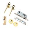 Mechanical Door Lock with Handle Set Modern Interior Bedroom Door AntiTheft Lock Kit