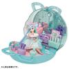 TAKARA TOMY Plastic Licca-chan Gelato Hair & Makeup Bag, Dress-Up Pretend Play Toy for Girls Ages 3 and Up