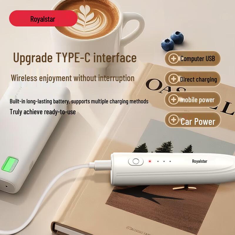 Royalstar Handheld Electric Milk Frother & Mixer