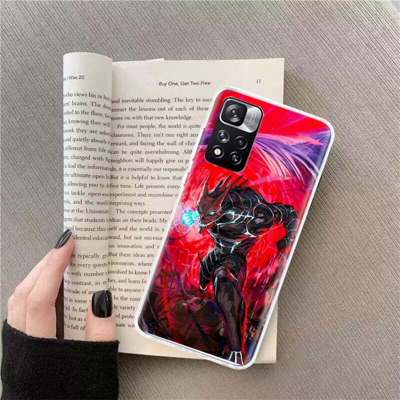 Kaiju Nr. 8 Anime Handyhülle Für Redmi Note 13 12 Pro Plus 14 15 Pro 5G 11 11T 11E 11S 10 Pro 10S 9 9S Hülle Handy Klar TPU Capa