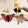 15cm New Arrival Cute Realistic Insect Plush Toys Small Ladybug Ant Butterfly Bee Stuffed Animals Lifelike Plushies Soft Doll