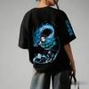 2026 Summer Fashion Y2k Demon Slayer Anime Graphic T Shirt Unisex Women Short Sleeve Tee  Cotton Streetwear Casual Tops