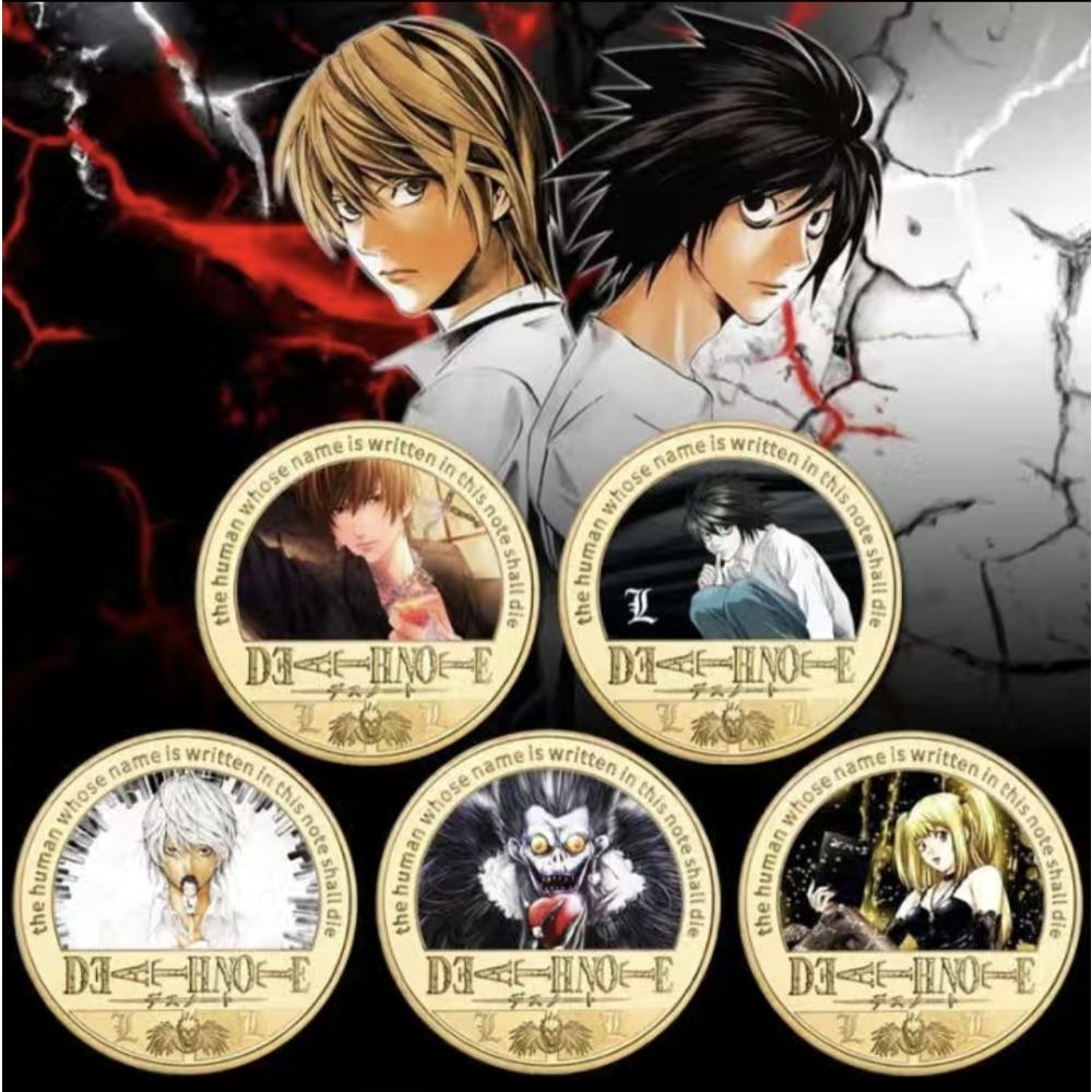 Classic Anime Notes Commemorative Coins Anime Coins Peripheral Commemorative Coins Die Casting Metal Coins
