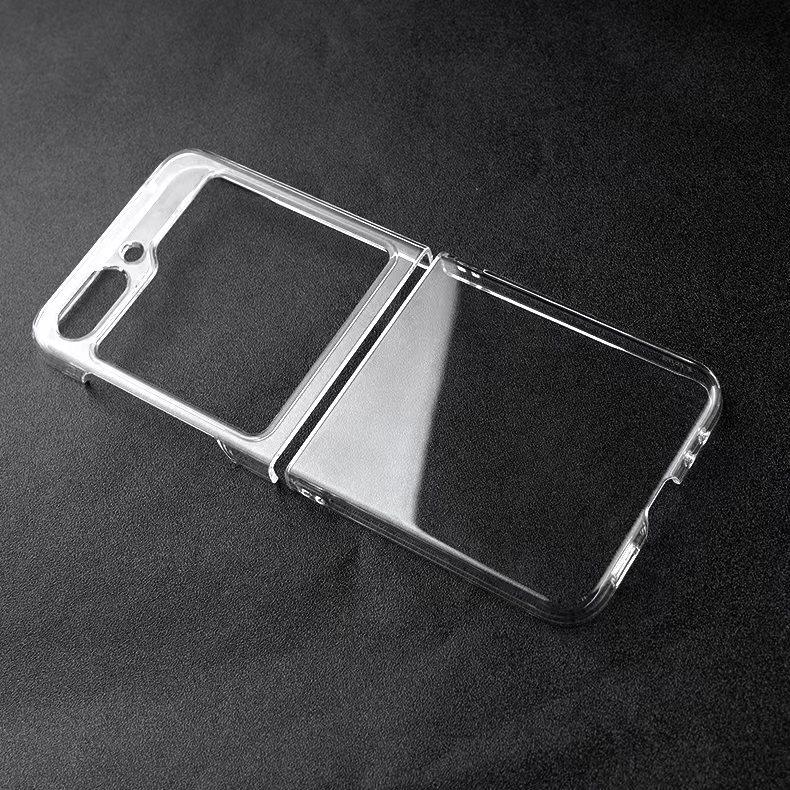 Z Flip6 mobile phone case all-inclusive hinge smooth and transparent, suitable for Samsung w25flip protective case PC folding screen