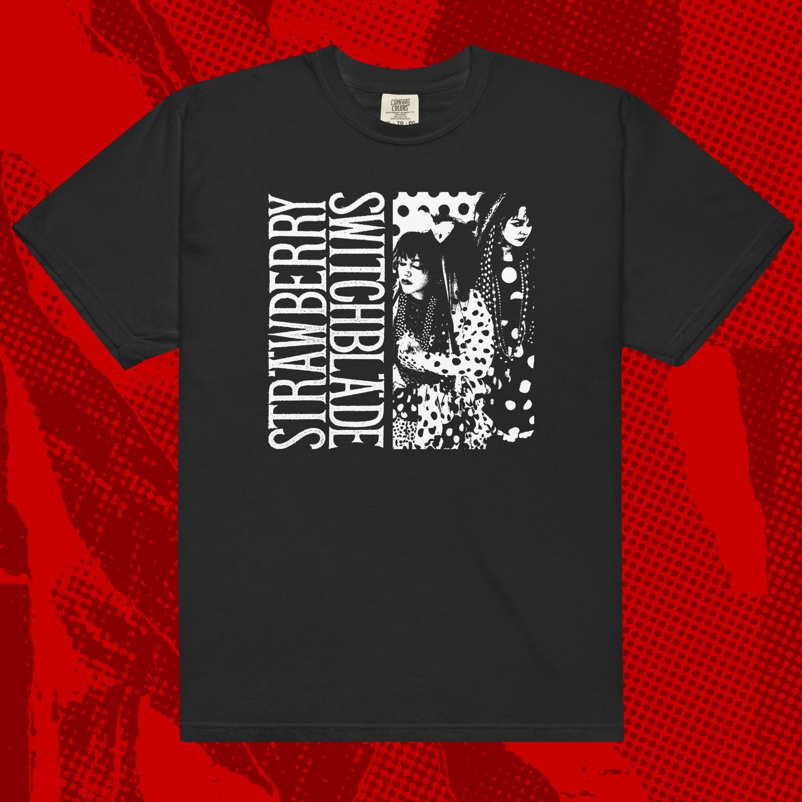 Strawberry Switchblade Shirt | Post Punk Synthpop Cocteau Twins Siouxsie L