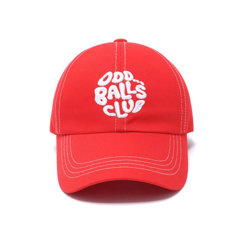 ODDBALLS CLUB Basic Ball Cap Red