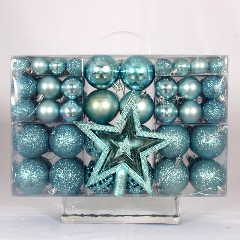 101-teiliges Weihnachtskugel-Set: Glänzende, Matte & Hohle 3-6cm Ornamente