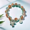 Daisy Popcorn Beaded Bracelet: Elegant Women's Hand Jewelry