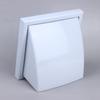 Abs Exterior Wall Ventilation Grille With Valve For Range Hood Duct Air Outlet Weatherproof Material 100Mm 125Mm 150Mm