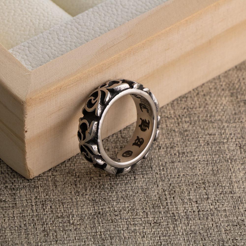 European and American Style Jewelry, Classical Pattern Personalized Retro Ring, Male and Female Tail Ring 2026