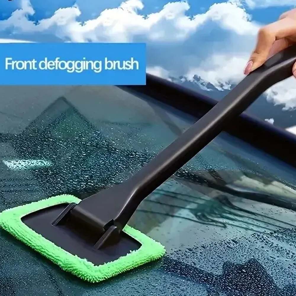 Car Cleaning Wash Tool with Oil Film Remover Microfiber Auto Window Cleaner Brush Kit Inside Glass Windshield Wiper Accessories