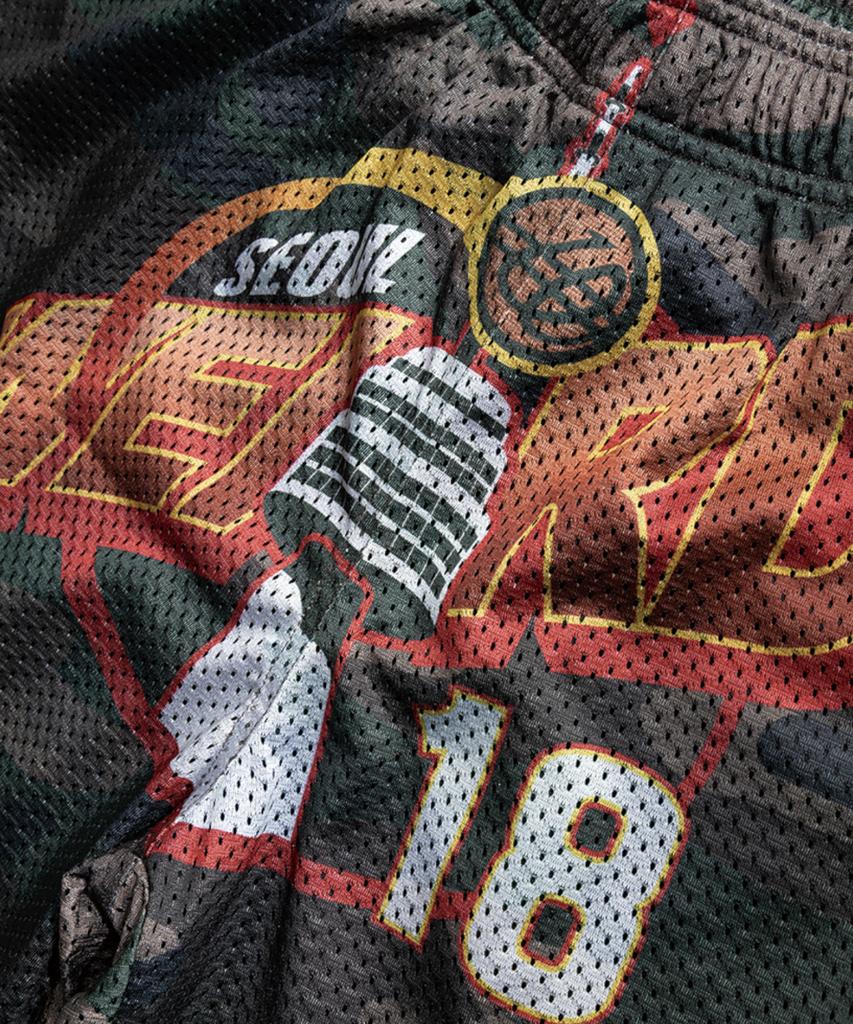 Wieoldeuwoldeu Camouflage Basketball Pants