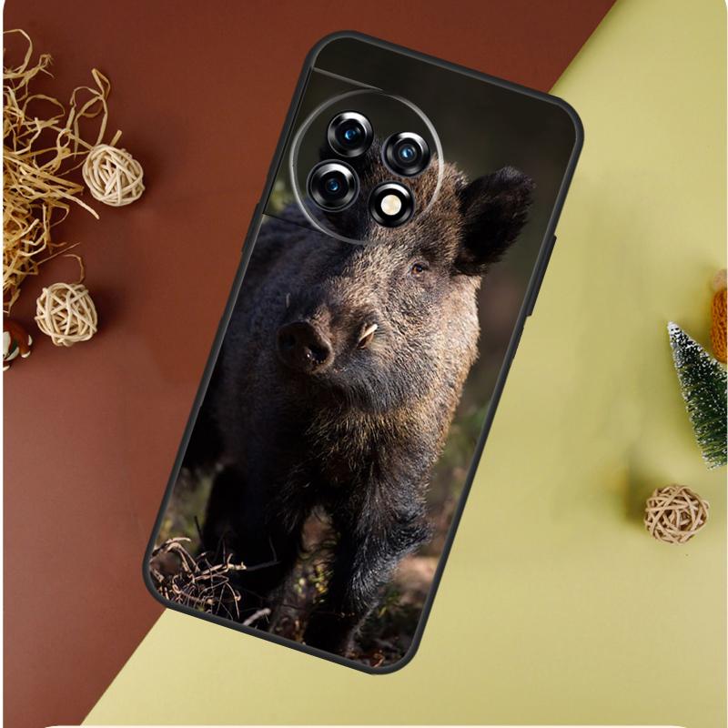Wild Boar Pig Brown For OnePlus Nord CE 4 3 2 Lite N20 N30 9 10 Pro 8T 9RT 10T 10R 13R 12R 11 12 13 Phone Case