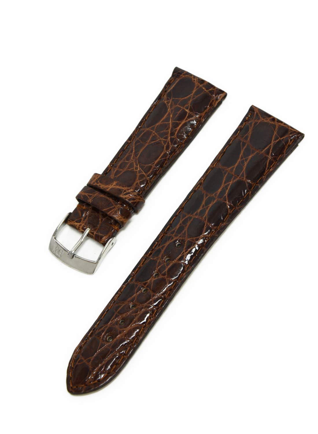 

MORELLATO Caiman Crocodile Watch Strap AMADEUS 22mm Dark Brown Replacement Tool Included Imported U0518052034022M [Regular Product]