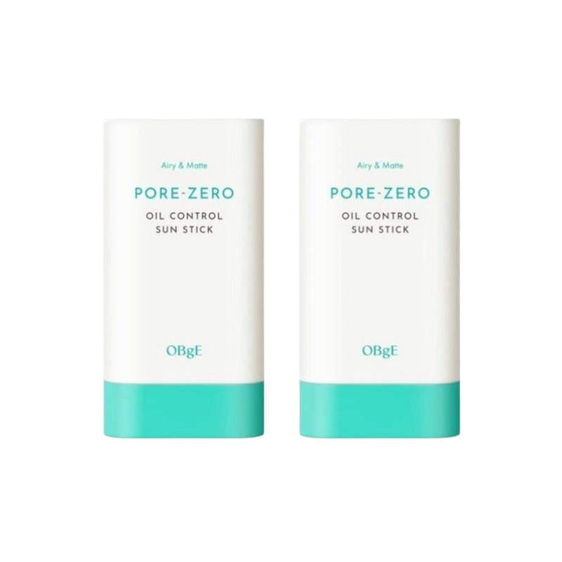 OBge Pore Zero Oil Control Sun Stick SPF50+ PA++++ 18g – No Sebum Matte Sunscreen Stick, Pore Blurring Primer Effect UV Protection