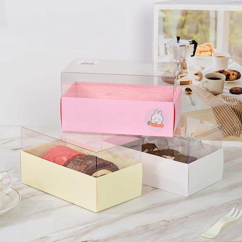 Transparent Cake Roll Box
