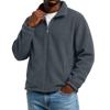 Men's Women's Outdoor Jacket Zip Up Thick Warm Cardigan for Spring and Fall