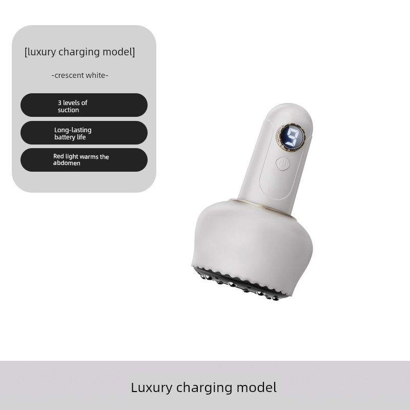 

Supor Electric Gua Sha Device Meridian Brush for Whole Body Use, Shoulder and Neck Relaxation, Cupping, Abdominal Massage, Back Massage Tool [Basic White] Free 4 Bottles of Essential Oil.