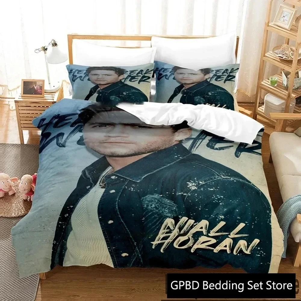 3D Print Niall Horan Bedding Set Double Twin King Duvet Cover Comforter Pillowcase Boys Girls Adults Bedroom