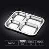 Stainless Steel Divided Meal Tray Set