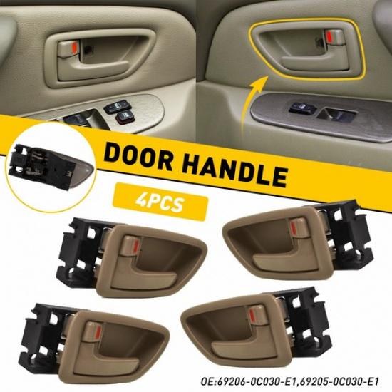 for 2001-2007 Sequoia Toyota ide Interior Door Handle Front&Rear Left+Right