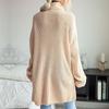 YYFS Women's Fashion Casual Fall Winter Solid Color Print Long Sleeve High Neck Tops Women's Clothing Woolen Knitwear Sweaters