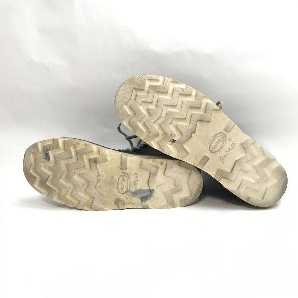 STOKTON Italy Leather Short Boots 22.5-23.5 Brown Vibram(USED)