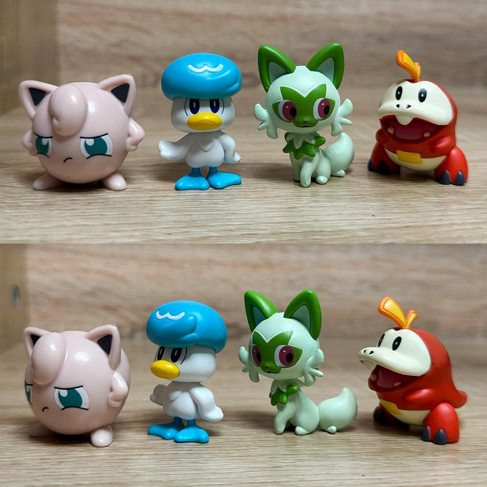 Pokemon Action Figure Pikachu Playthings Fennekin Chespin Froakie Model Pocket Monster Small Figure Kids Present