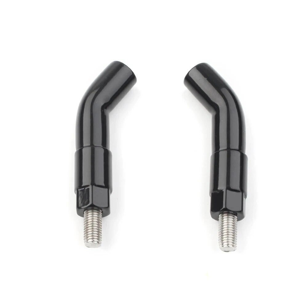 For Harley Davidson Iron Motorbike Mirror Stem Extenders  1200 XL1200NS 2018-  Aluminum Black