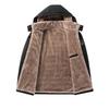 Men's Winter Jacket Parkas Coat Casual Clothing Padding Thickened Fleece Jacket Male Derachable Hooded Windbreaker Clothing